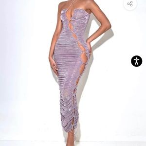 Elegant Purple Women's Prom Dress